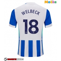 Moške Nogometnih dresov Brighton Danny Welbeck #18 Domači 2025-26 Kratki rokavi
